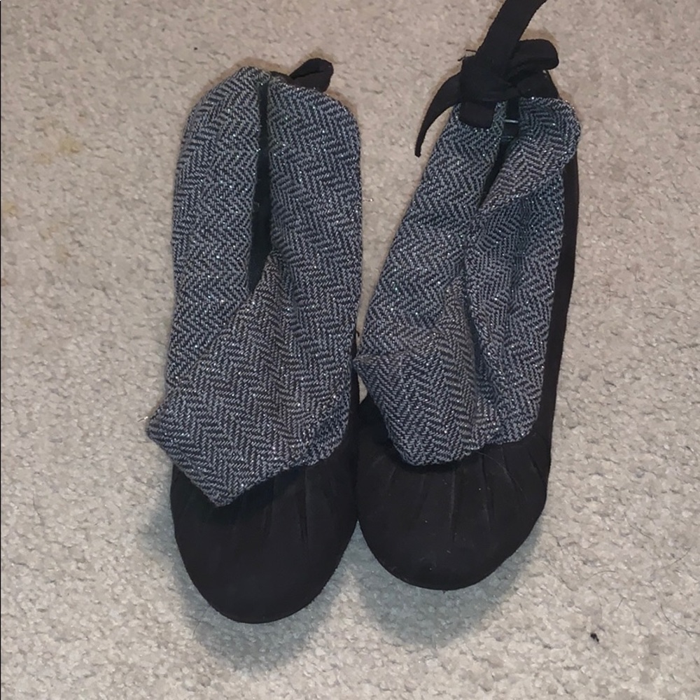 Black Wedged Heels